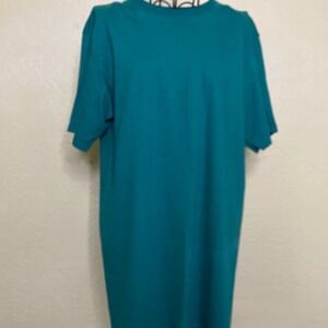 Kingstree Classic Tee Shirt Mens Medium Green Cotton USA Made Short Sleeve‎